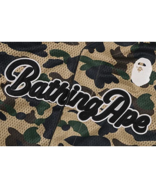 A BATHING APE(アベイシングエイプ)の「1ST CAMO BASEBALL SHIRT(シャツ/ブラウス・メンズ・グリーン/イエロー・SMALL/MEDIUM/X-LARGE/LARGE/XX-LARGE)」の7枚目の写真