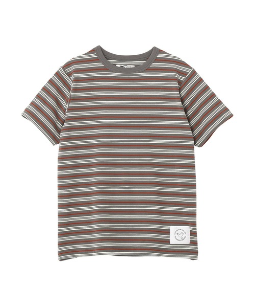 Green Parks(グリーンパークス)の「■WITH KURUMI.N ボーダーTEE(Tシャツ/カットソー・レディース・ブラウン/グレー・FREE)」の14枚目の写真