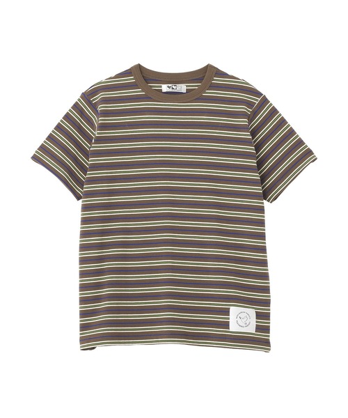 Green Parks(グリーンパークス)の「■WITH KURUMI.N ボーダーTEE(Tシャツ/カットソー・レディース・ブラウン/グレー・FREE)」の15枚目の写真