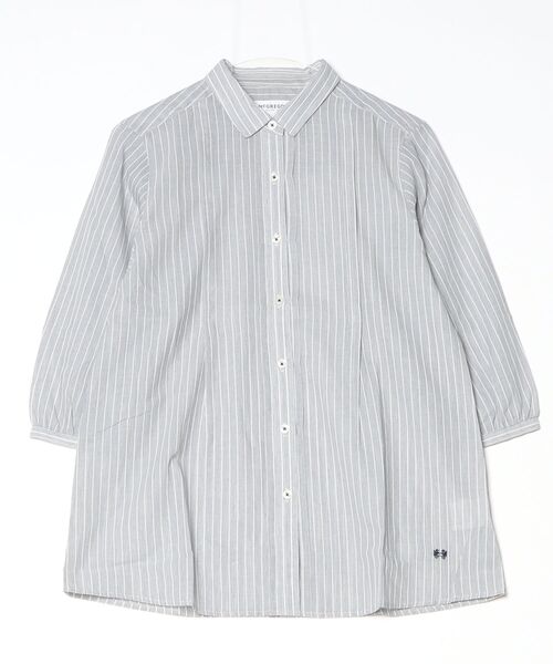McGREGOR（マックレガー）の「接触冷感ﾎﾞｲﾙﾁｭﾆｯｸｼｬﾂ（シャツ/ブラウス・レディース・アイボリー/ネイビー/レッド・L/M）」の3枚目の写真