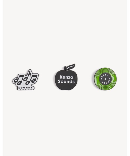 KENZO(ケンゾー)の「'KENZO Sounds' セット オブ ピンズ(キャップ・メンズ・マルチ・ONE SIZE)」の1枚目の写真