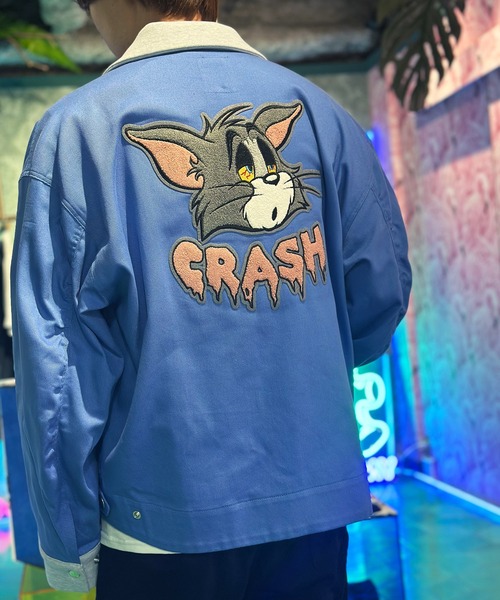 MILKBOY(ミルクボーイ)の「TOM&JERRY ジャケット(デニムジャケット・レディース・A/C/B・FREE)」の2枚目の写真