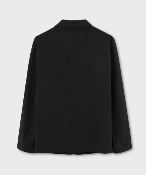 NONBLANK（ノンブランク）の「[夏]ウールテンセルアンコンジャケット_BLACK（テーラードジャケット・メンズ・ブラック・MEDIUM/LARGE/X-LARGE）」の3枚目の写真