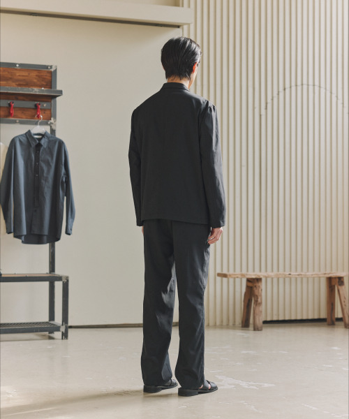 NONBLANK（ノンブランク）の「[夏]ウールテンセルアンコンジャケット_BLACK（テーラードジャケット・メンズ・ブラック・MEDIUM/LARGE/X-LARGE）」の12枚目の写真