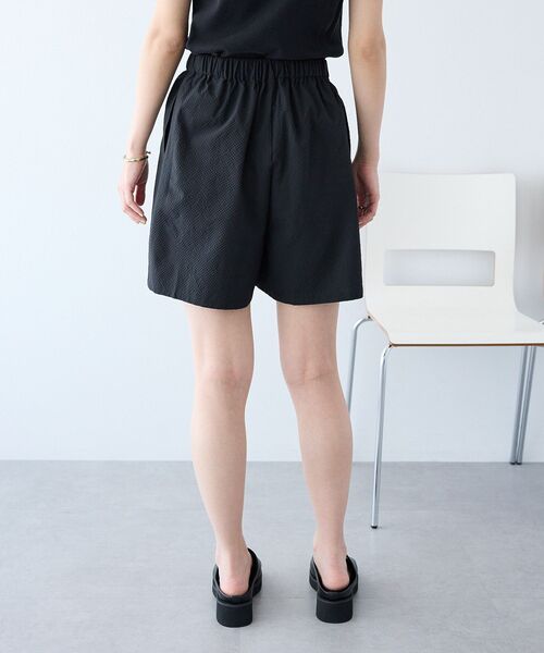 CRAFT STANDARD BOUTIQUE（クラフトスタンダードブティック）の「吸水速乾/UVカット シアサッカーショートパンツ（その他パンツ・レディース・ブラック/ブラウン・FREE）」の13枚目の写真