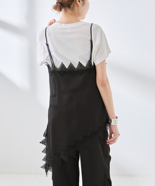 The Loom(ザ ルーム)の「The Loom/ザ ルーム LACE CAMISOLE TOP キャミソール(キャミソール・レディース・ベージュ/ブラック・SMALL)」の18枚目の写真