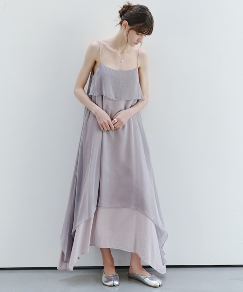 tageechita(タジチタ)の「【tageechita】レイヤードキャミワンピース(ワンピース・レディース・ライラック・M/S/L)」の19枚目の写真