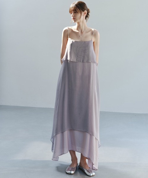 tageechita(タジチタ)の「【tageechita】レイヤードキャミワンピース(ワンピース・レディース・ライラック・M/S/L)」の20枚目の写真