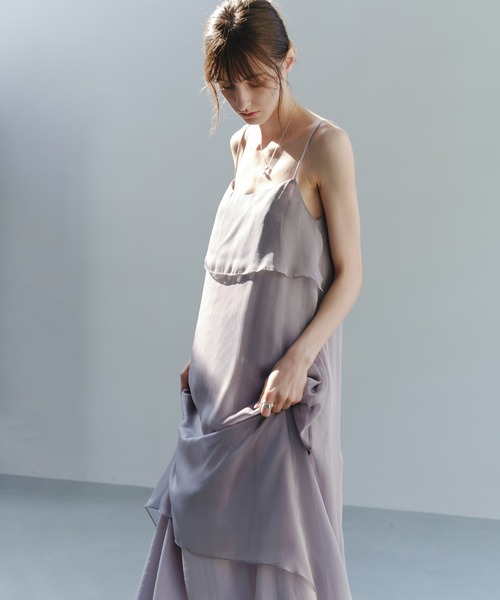 tageechita(タジチタ)の「【tageechita】レイヤードキャミワンピース(ワンピース・レディース・ライラック・M/S/L)」の13枚目の写真