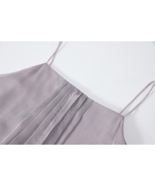 tageechita(タジチタ)の「【tageechita】レイヤードキャミワンピース(ワンピース・レディース・ライラック・M/S/L)」の3枚目の写真