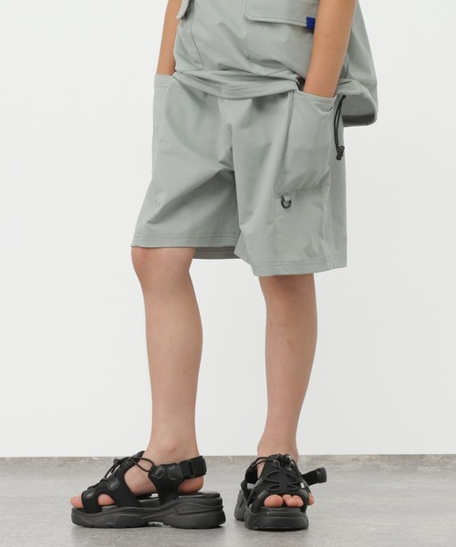 GLOBAL WORK(グローバルワーク)の「ドライメッシュショーツ/876784(その他パンツ・キッズ・ミント/チャコールグレー・130cm/140cm/150cm/160cm)」の14枚目の写真