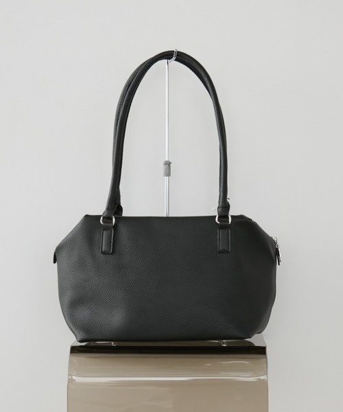 arholiday.standard（エーアールホリデースタンダード）の「soft smooth long handle boston bag / ソフトスムースロングハンドルボストン（ボストンバッグ・レディース・ブラック/ブラウン・FREE）」の11枚目の写真