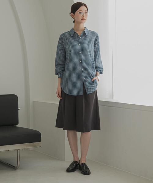 URBAN RESEARCH(アーバンリサーチ)の「ワイドハーフパンツ(その他パンツ・レディース・ブラック/チャコールグレー・38/36)」の16枚目の写真