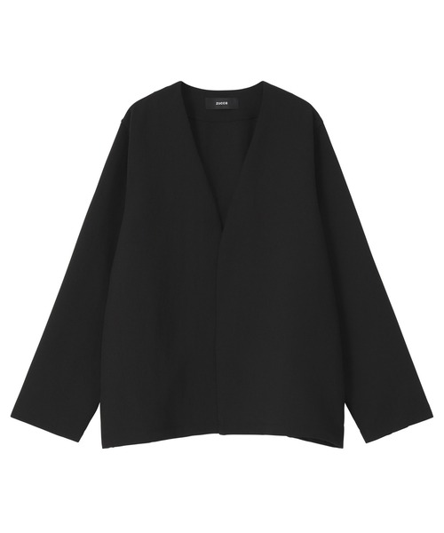 ZUCCa(ズッカ)の「TOUSJOURS(カーディガン/ボレロ・レディース・ベージュ/ネイビー・X-LARGE/M size)」の3枚目の写真