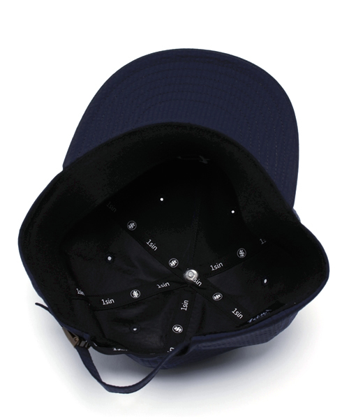 1sin（イッシン）の「1sin LOGO ベースボールキャップ（キャップ・メンズ・ネイビー・FREE）」の5枚目の写真