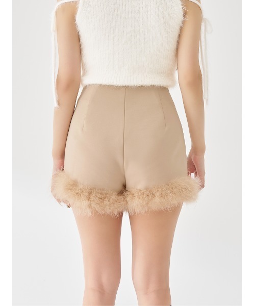 Darich(ダーリッチ)の「ポイントエアリーフェザーショートパンツ(その他パンツ・レディース・ブラック/ピンクベージュ/ベージュ・M/S)」の13枚目の写真