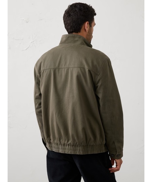 BANANA REPUBLIC FACTORY STORE(バナナリパブリック ファクトリーストア)の「BANANA REPUBLIC FACTORY STORE ピーチドコットンジップジャケット(その他アウター・メンズ・ネイビー/ベージュ・L/XL/M/S)」の5枚目の写真