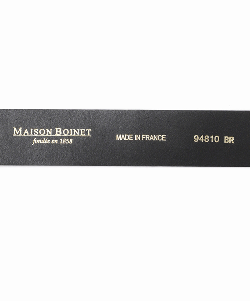 MAISON BOINET（メゾンボワネ）の「《追加4》MAISON BOINET 35 MM CASUAL BELT IN CALF ベルト（ベルト・レディース・ブラック/ブラウン・8.5）」の8枚目の写真