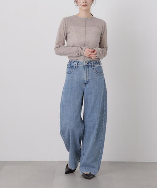 Healthy denim(ヘルシーデニム)の「Healthy DENIM/Beets(デニムパンツ・レディース・ダークブルー/ライトブルー・23/24/22)」の1枚目の写真