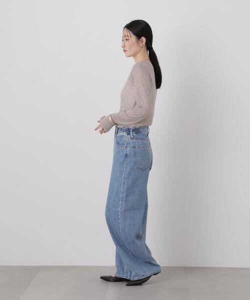 Healthy denim(ヘルシーデニム)の「Healthy DENIM/Beets(デニムパンツ・レディース・ダークブルー/ライトブルー・23/24/22)」の4枚目の写真