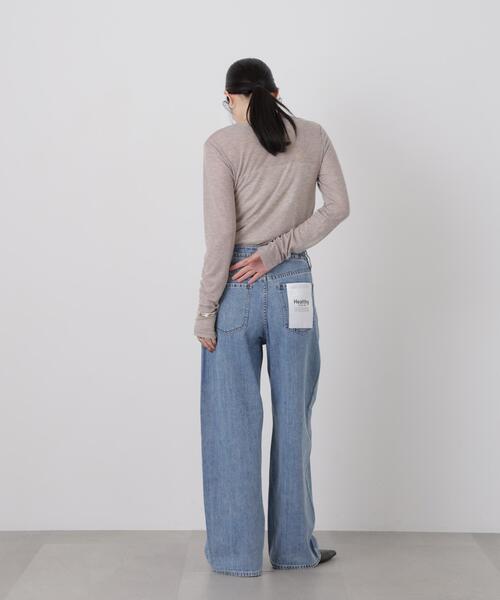 Healthy denim(ヘルシーデニム)の「Healthy DENIM/Beets(デニムパンツ・レディース・ダークブルー/ライトブルー・23/24/22)」の5枚目の写真