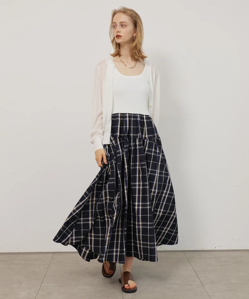 CADUNE(カデュネ)の「ドッキングワンピース(ワンピース・レディース・ネイビー/ホワイト・38/36)」の2枚目の写真