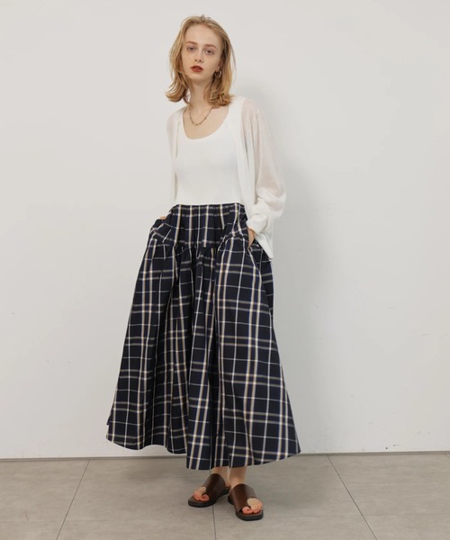 CADUNE(カデュネ)の「ドッキングワンピース(ワンピース・レディース・ネイビー/ホワイト・38/36)」の6枚目の写真