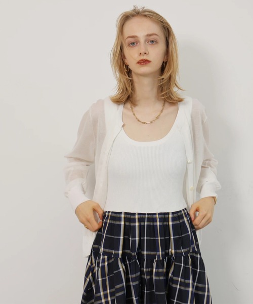 CADUNE(カデュネ)の「ドッキングワンピース(ワンピース・レディース・ネイビー/ホワイト・38/36)」の11枚目の写真