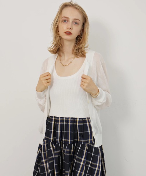 CADUNE(カデュネ)の「ドッキングワンピース(ワンピース・レディース・ネイビー/ホワイト・38/36)」の12枚目の写真