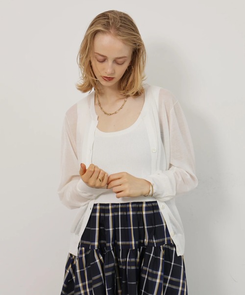 CADUNE(カデュネ)の「ドッキングワンピース(ワンピース・レディース・ネイビー/ホワイト・38/36)」の13枚目の写真
