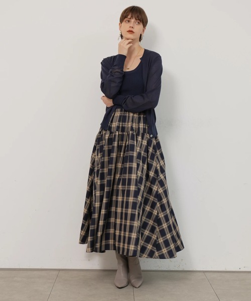 CADUNE(カデュネ)の「ドッキングワンピース(ワンピース・レディース・ネイビー/ホワイト・38/36)」の16枚目の写真