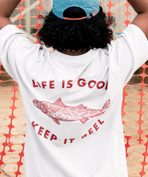 ライフイズグッド 半袖Tシャツ (オフホワイト)