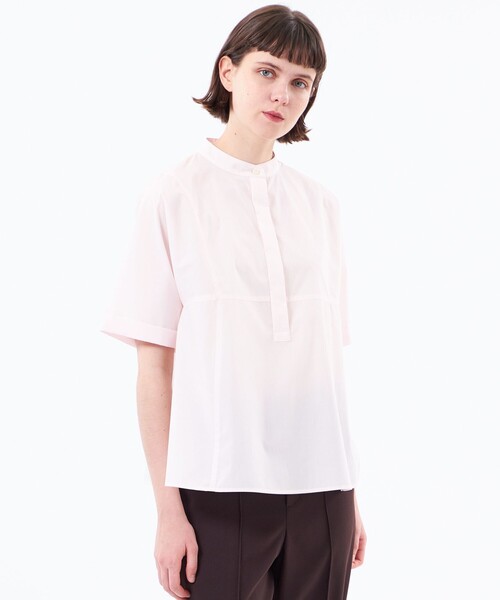 MACKINTOSH PHILOSOPHY(マッキントッシュ フィロソフィー)の「【CRANWELL SHIRTS(クランウェルシャツ)】高密度タイプライター(シャツ/ブラウス・レディース・ピンク系その他2/ブルー/ダークネイビー・36/38)」の3枚目の写真