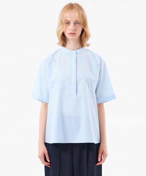 MACKINTOSH PHILOSOPHY(マッキントッシュ フィロソフィー)の「【CRANWELL SHIRTS(クランウェルシャツ)】高密度タイプライター(シャツ/ブラウス・レディース・ピンク系その他2/ブルー/ダークネイビー・36/38)」の7枚目の写真