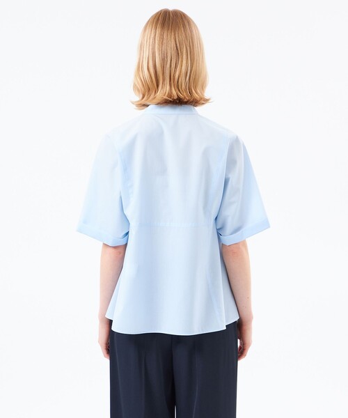 MACKINTOSH PHILOSOPHY(マッキントッシュ フィロソフィー)の「【CRANWELL SHIRTS(クランウェルシャツ)】高密度タイプライター(シャツ/ブラウス・レディース・ピンク系その他2/ブルー/ダークネイビー・36/38)」の9枚目の写真
