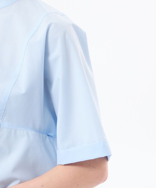 MACKINTOSH PHILOSOPHY(マッキントッシュ フィロソフィー)の「【CRANWELL SHIRTS(クランウェルシャツ)】高密度タイプライター(シャツ/ブラウス・レディース・ピンク系その他2/ブルー/ダークネイビー・36/38)」の10枚目の写真