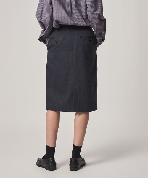 Steven Alan(スティーブンアラン)の「<Steven Alan>ヘリンボーン ツイード ライク ペンシルスカート(スカート・レディース・ベージュ/ネイビー・S/M)」の9枚目の写真
