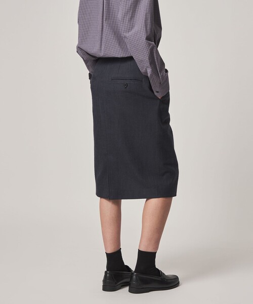 Steven Alan(スティーブンアラン)の「<Steven Alan>ヘリンボーン ツイード ライク ペンシルスカート(スカート・レディース・ベージュ/ネイビー・S/M)」の10枚目の写真