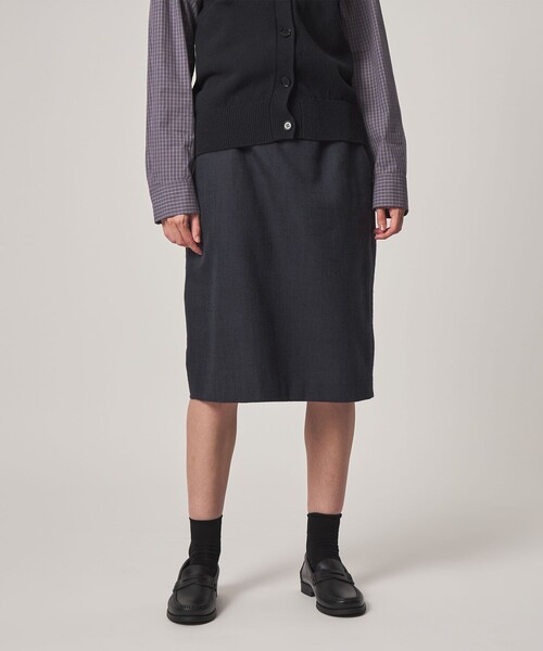 Steven Alan(スティーブンアラン)の「<Steven Alan>ヘリンボーン ツイード ライク ペンシルスカート(スカート・レディース・ベージュ/ネイビー・S/M)」の11枚目の写真