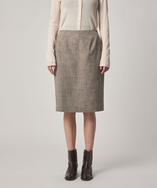 Steven Alan(スティーブンアラン)の「<Steven Alan>ヘリンボーン ツイード ライク ペンシルスカート(スカート・レディース・ベージュ/ネイビー・S/M)」の12枚目の写真