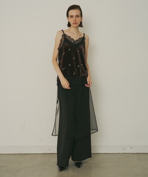 AIC.(エーアイシー)の「ラップスカートレイヤードスラックスパンツ(スラックス・レディース・ブラウン/チャコールグレー/ブラック・FREE)」の18枚目の写真