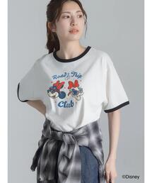 Te chichi | 【Disney】MICKEY&FRIENDS/リンガーTシャツ(Tシャツ/カットソー)