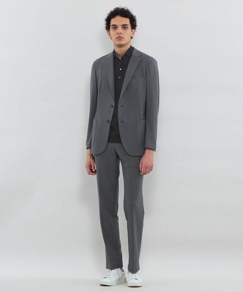 MACKINTOSH LONDON(マッキントッシュ ロンドン)の「【BREASY JACKET】エアトゥールセットアップジャケット(テーラードジャケット・メンズ・ネイビー/グレー系その他2・42/40/38)」の3枚目の写真