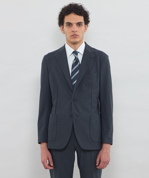 MACKINTOSH LONDON(マッキントッシュ ロンドン)の「【BREASY JACKET】エアトゥールセットアップジャケット(テーラードジャケット・メンズ・ネイビー/グレー系その他2・42/40/38)」の5枚目の写真