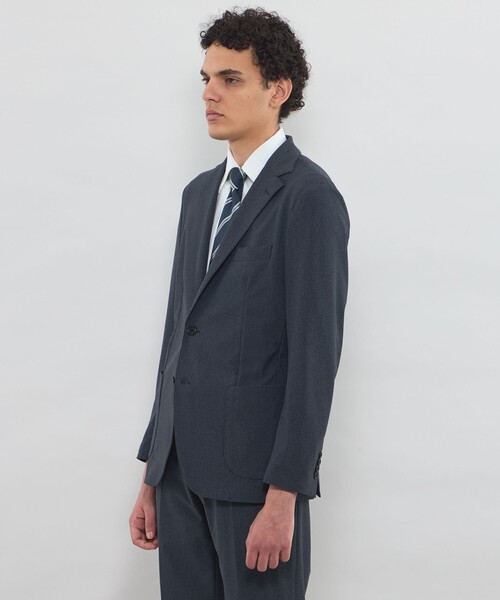 MACKINTOSH LONDON(マッキントッシュ ロンドン)の「【BREASY JACKET】エアトゥールセットアップジャケット(テーラードジャケット・メンズ・ネイビー/グレー系その他2・42/40/38)」の6枚目の写真