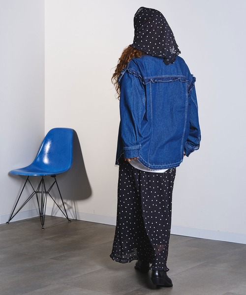 ROSE BUD（ローズバッド）の「PRINTED NARROW SKIRT（スカート・レディース・ベージュ/バーガンディー/ブラック・ONE SIZE）」の11枚目の写真