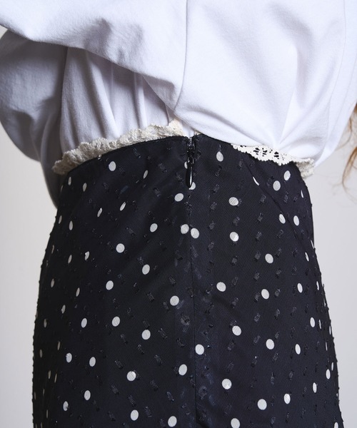 ROSE BUD（ローズバッド）の「PRINTED NARROW SKIRT（スカート・レディース・ベージュ/バーガンディー/ブラック・ONE SIZE）」の16枚目の写真