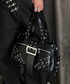 Chikashitsu +（チカシツプラス）の「【Chikashitsu +】studs leather belt bag / 【チカシツプラス】スタッズフェイクレザーベルトバッグ（ショルダーバッグ・ONE SIZE）」