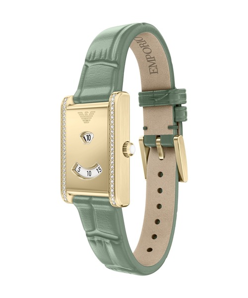 EMPORIO ARMANI(エンポリオアルマーニ)の「エンポリオ・アルマーニ 腕時計 レディース アナログ レザー AR11815(アナログ腕時計・レディース・グリーン・FREE)」の5枚目の写真