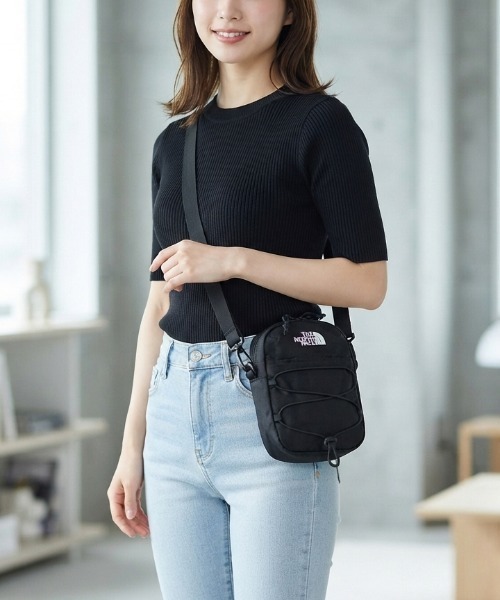 THE NORTH FACE(ザノースフェイス)の「【THE NORTH FACE/ザノースフェイス】BOREALIS CROSS BAG/ ミニショルダーバッグ ショルダーポーチ ユニセックス(ショルダーバッグ・レディース・サックスブルー/ブラック・ONE SIZE)」の1枚目の写真
